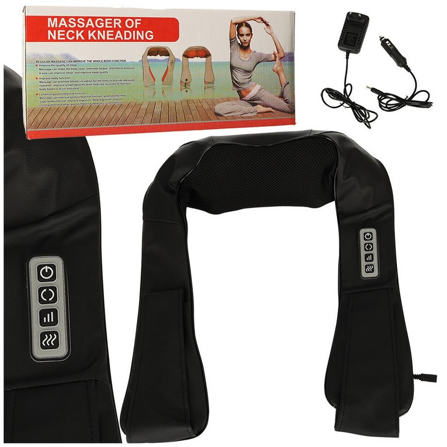 Pricenet  Collier de massage chauffant Shiatsu pour le cou et le dos 