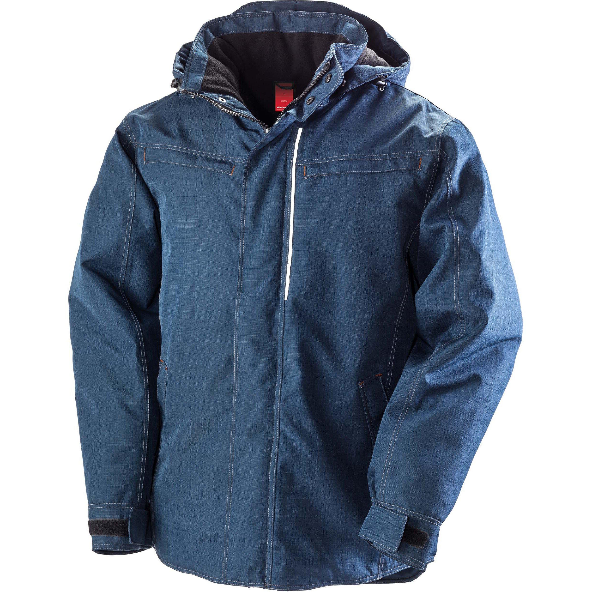 Image of Parka Robuste "effet Denim" Herren M