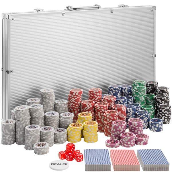 Image of Pokerset inkl. Aluminiumkoffer Silber