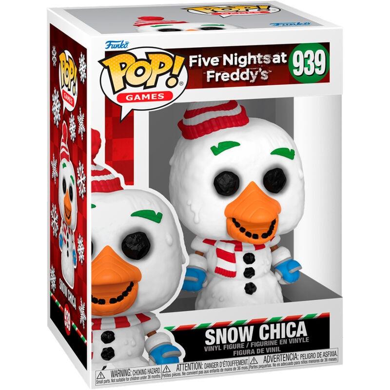 Funko  Figura POP Five Nights at Freddys Holiday Snow Chica 