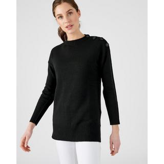 Damart  Pull-tunique esprit marinière. 