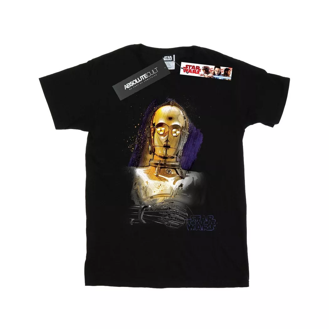 STAR WARS - The Last Jedi TShirt, für Damen, Schwarz, Größe S