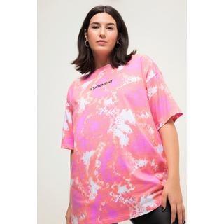 Studio Untold  T-Shirt, oversized, Batikprint, Statement, Rundhals, Halbarm 