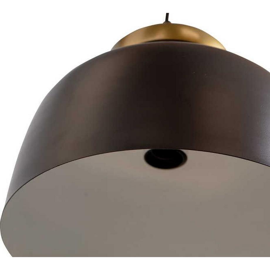 mutoni Lampe à suspension Linne métal noir  