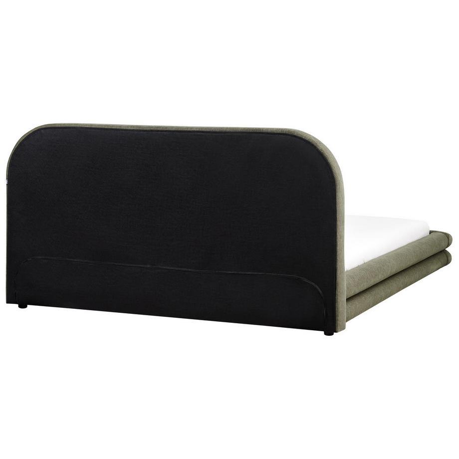 Beliani Letto en Lino sintetico  LAVARDENS  