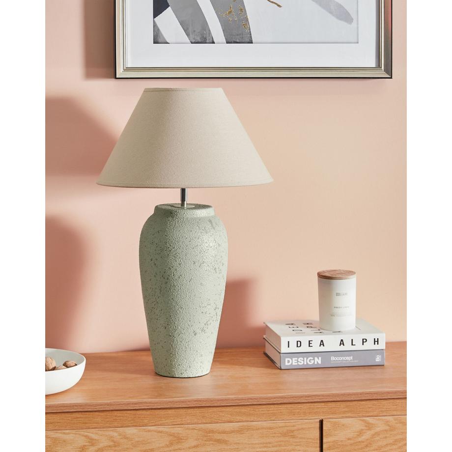 Beliani Tischleuchte aus Keramik Klassisch AMBLO  