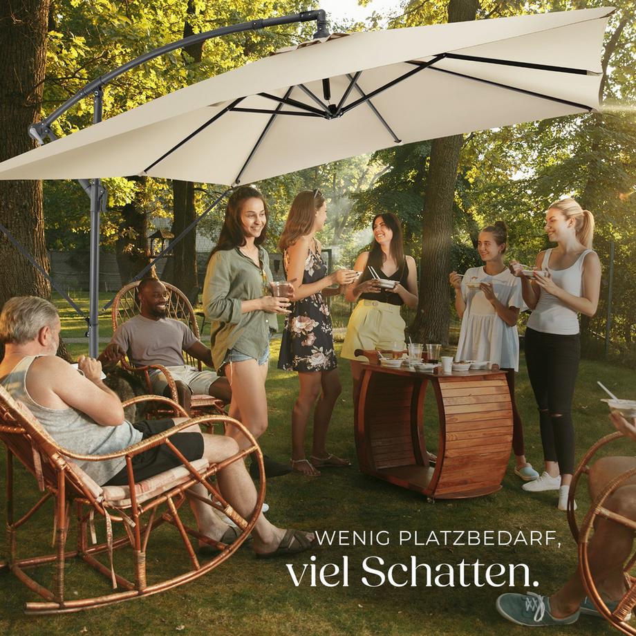 Tectake Parasol APOLLON 250 x 250 cm  