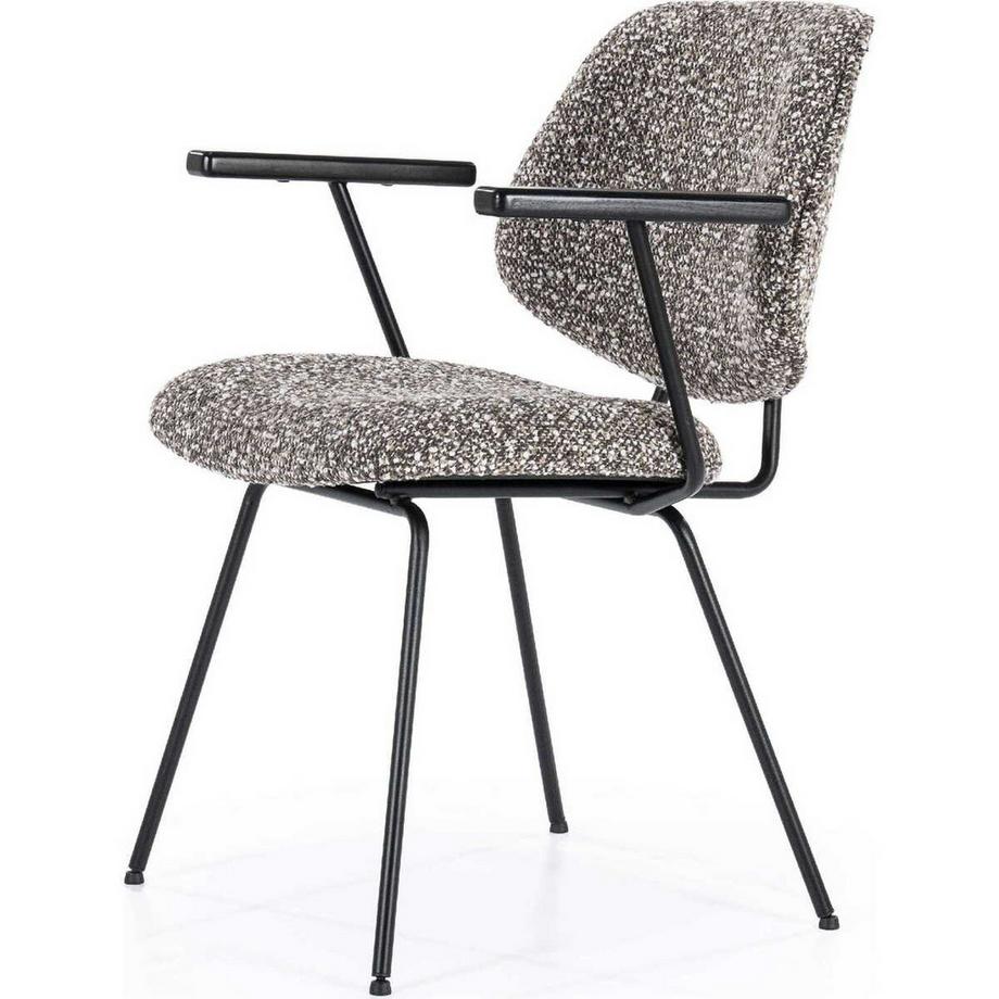 mutoni Chaise avec accoudoirs Jon Maywood taupe  
