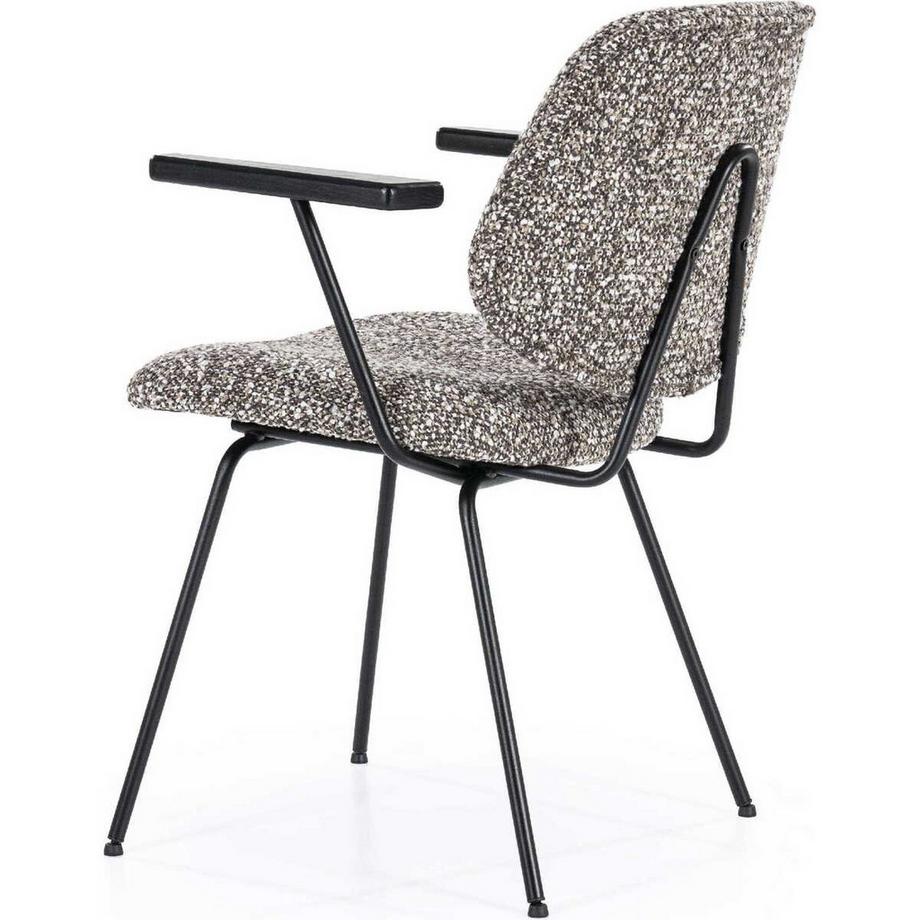 mutoni Chaise avec accoudoirs Jon Maywood taupe  
