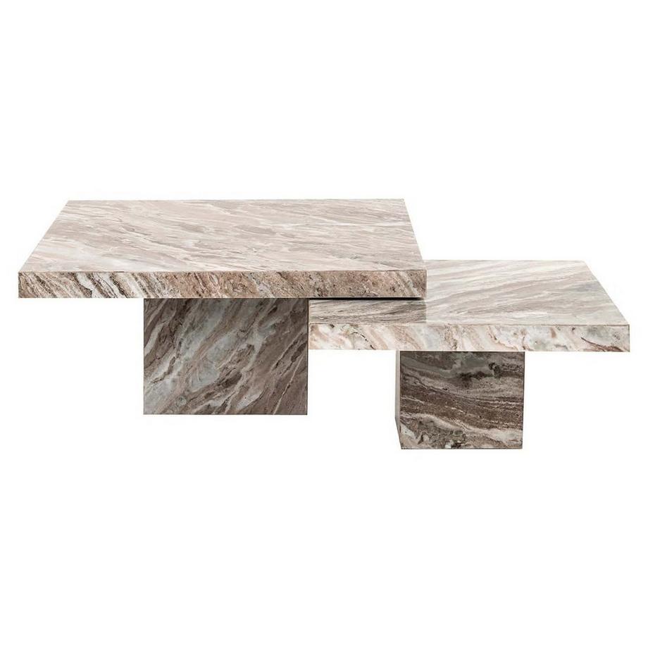 mutoni Table basse Rashford (set de 2)  