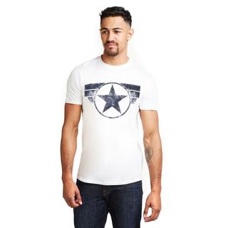 CAPTAIN AMERICA T-Shirt Stampa Stella  