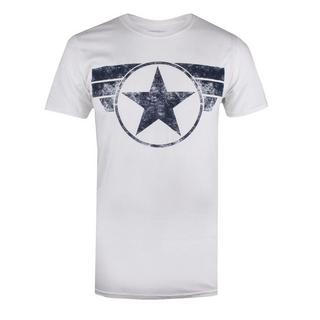 CAPTAIN AMERICA T-Shirt Stampa Stella  