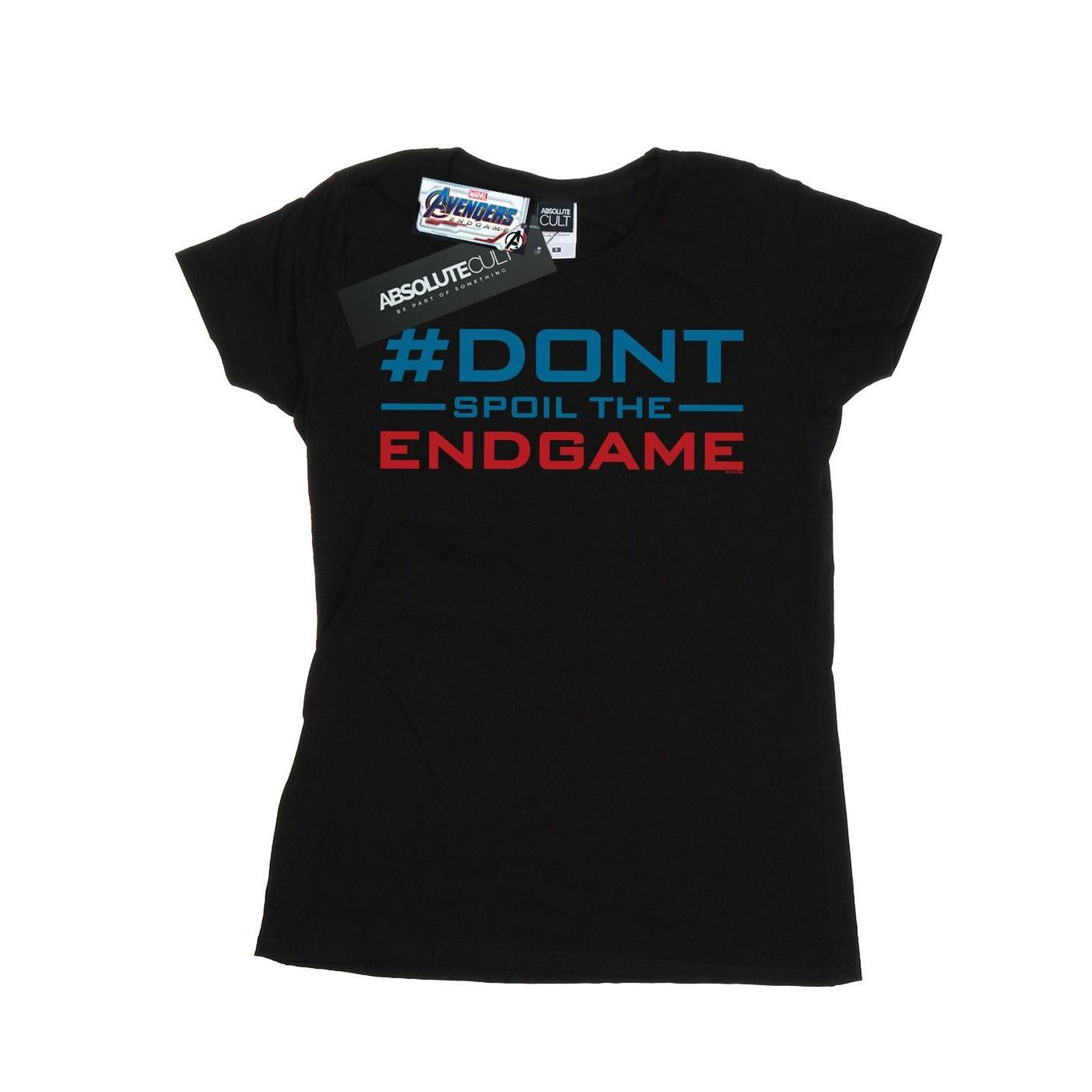 Image of Avengers Endgame Don't Spoil The Endgame Tshirt Damen Schwarz L