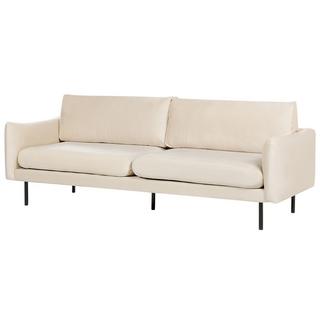 Beliani 3 Sitzer Sofa aus Samtstoff Glamourös VINTERBRO  