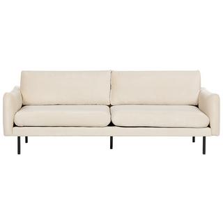 Beliani 3 Sitzer Sofa aus Samtstoff Glamourös VINTERBRO  