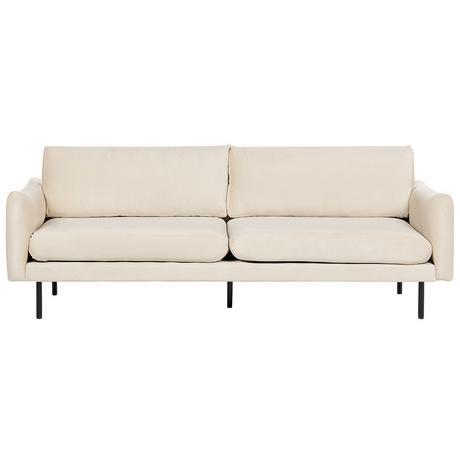 Beliani 3 Sitzer Sofa aus Samtstoff Glamourös VINTERBRO  