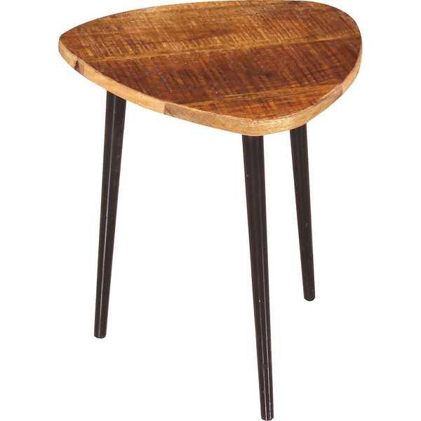 mutoni Table basse Melbourne noir 40x37  