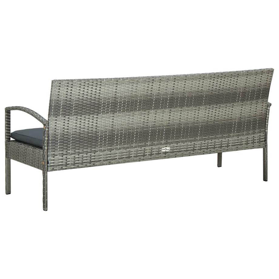 VidaXL Canapé rotin synthétique  