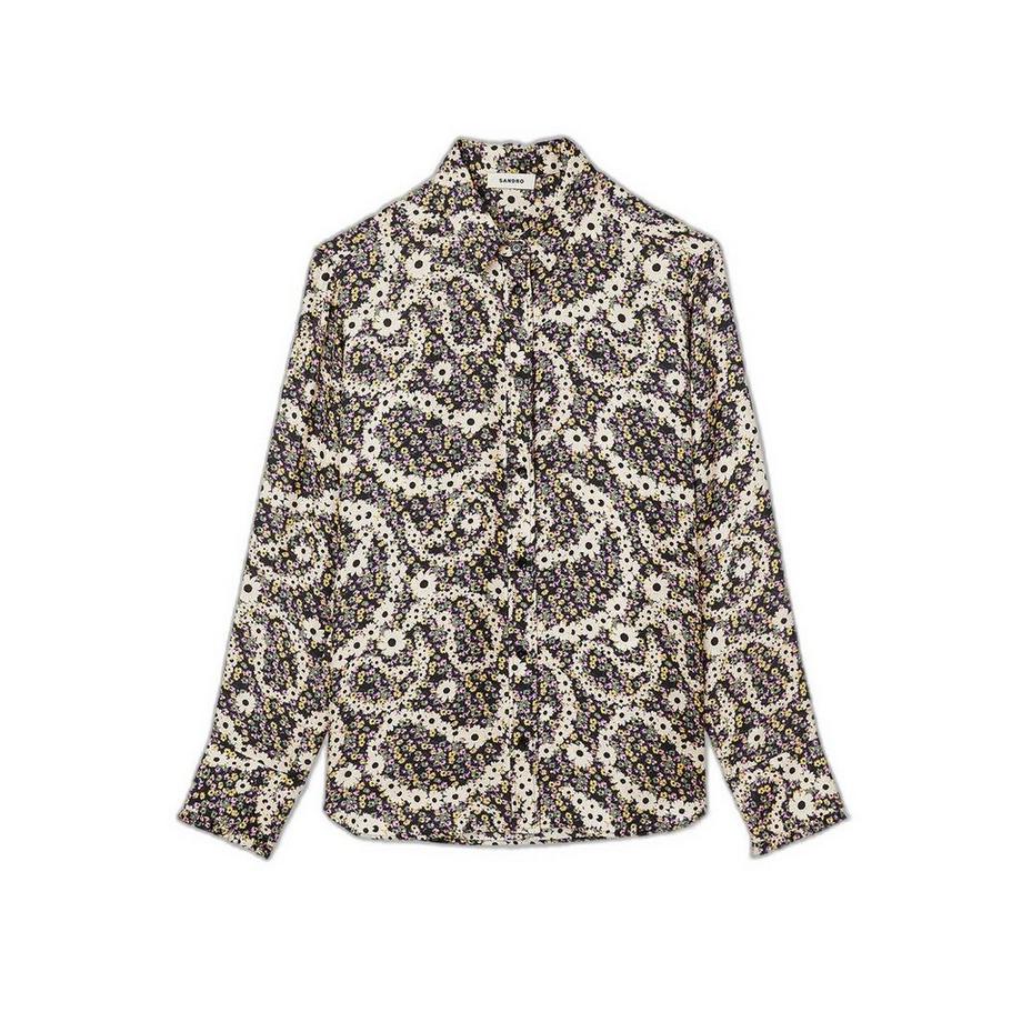 La Petite Etoile Summer Print V-Ausschnitt T-Shirt  