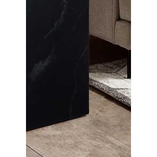 mutoni Tavolino di servizio effetto marmo nero 45x45  