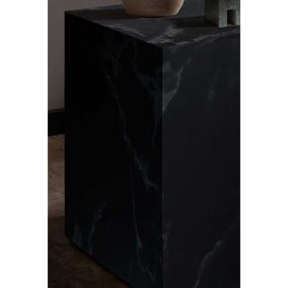 mutoni Tavolino in marmo nero 45x45  