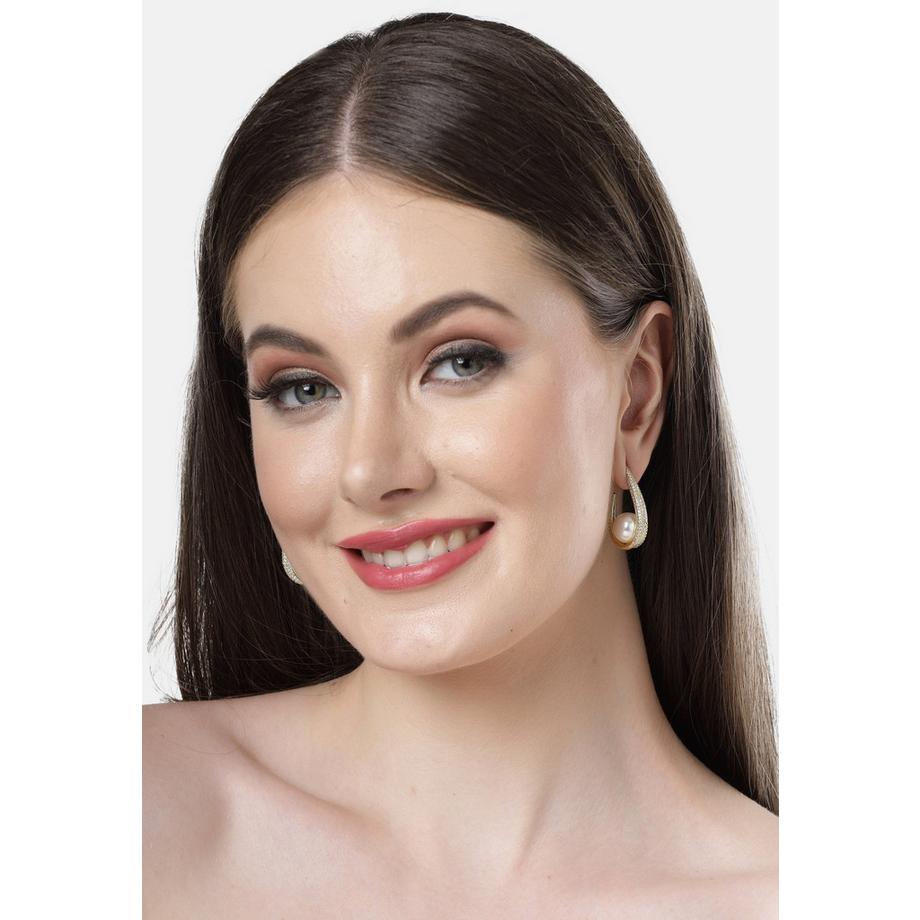 AVANT-GARDE PARIS  Collection Diva Boucles d'oreilles perles bandoulière iconiques 