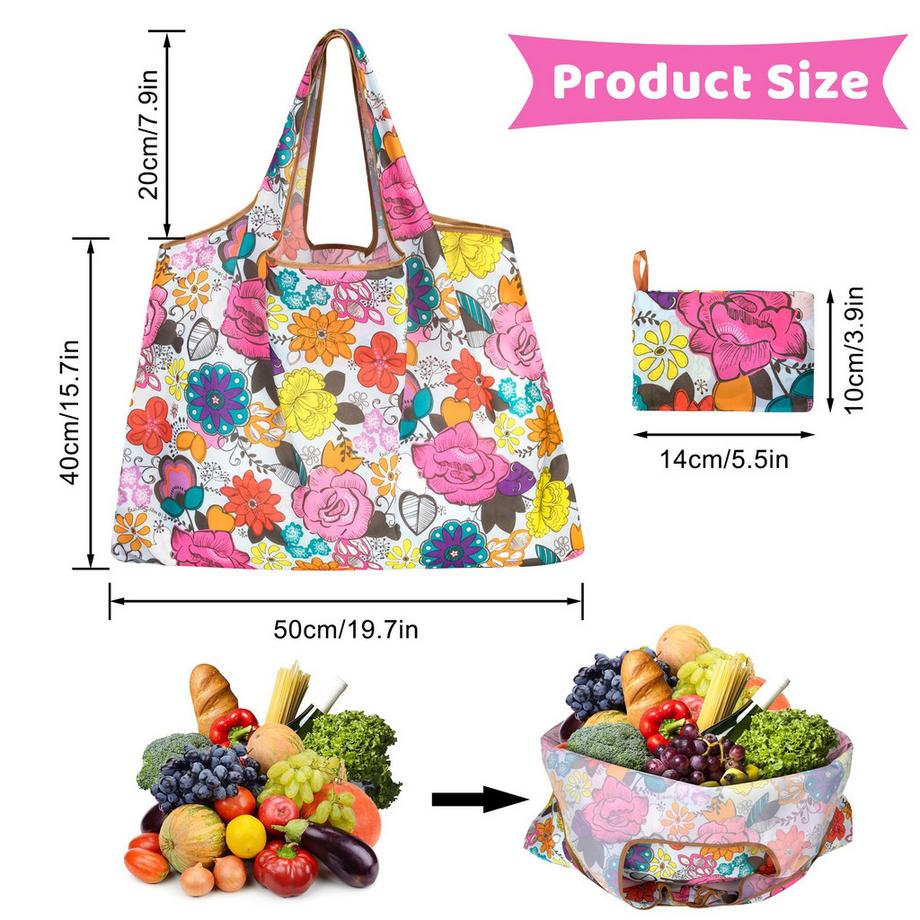 Only-bags.store Sac de courses pliable réutilisable  