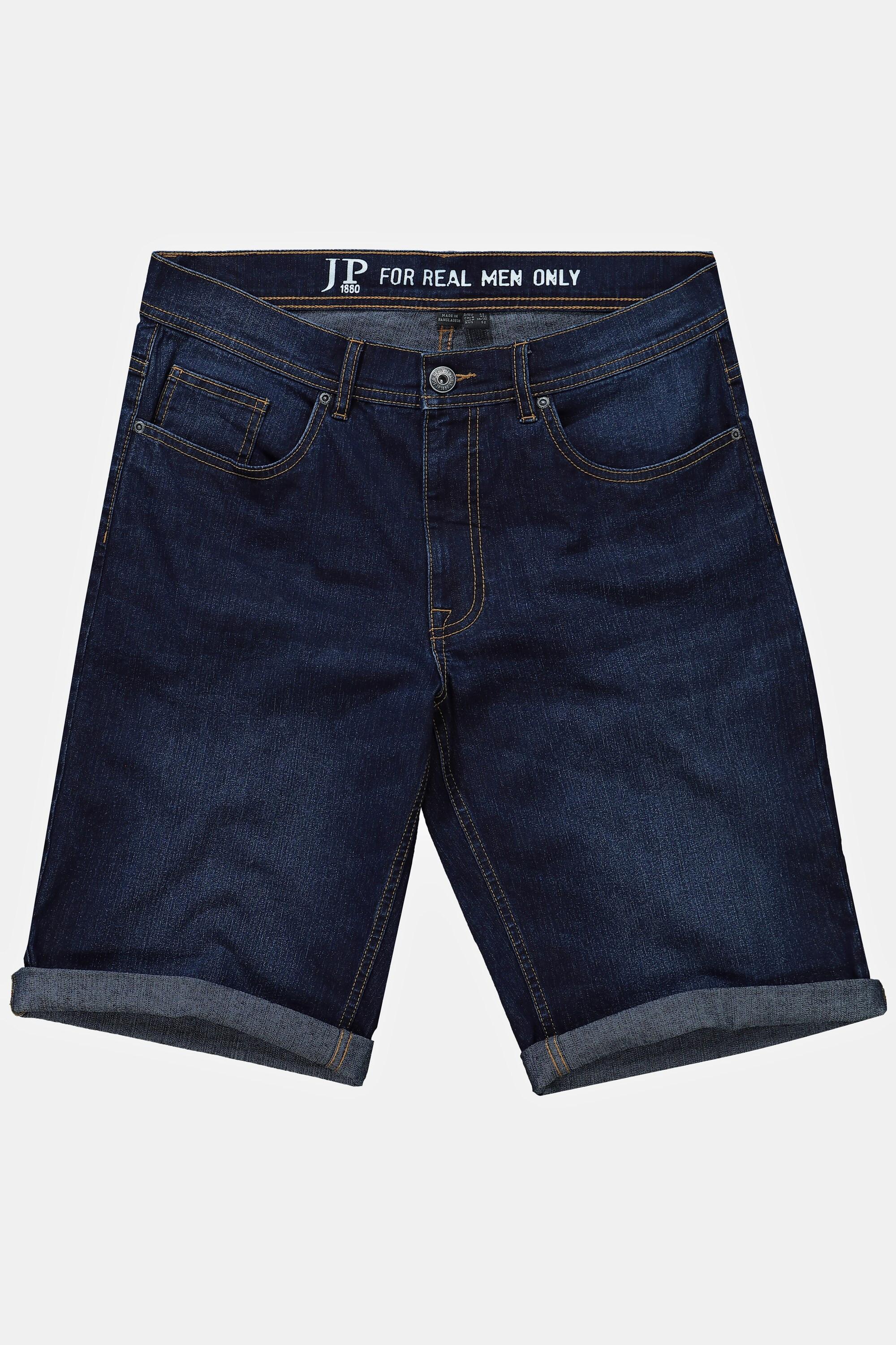 JP1880  Bermuda di jeans elasticizzati con vestibilità normale e taglio a cinque tasche 