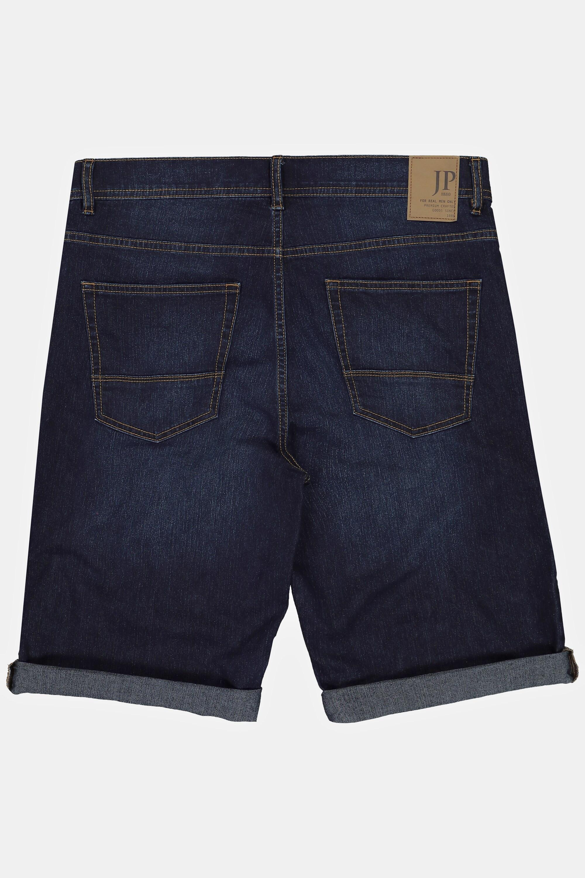 JP1880  Bermuda di jeans elasticizzati con vestibilità normale e taglio a cinque tasche 