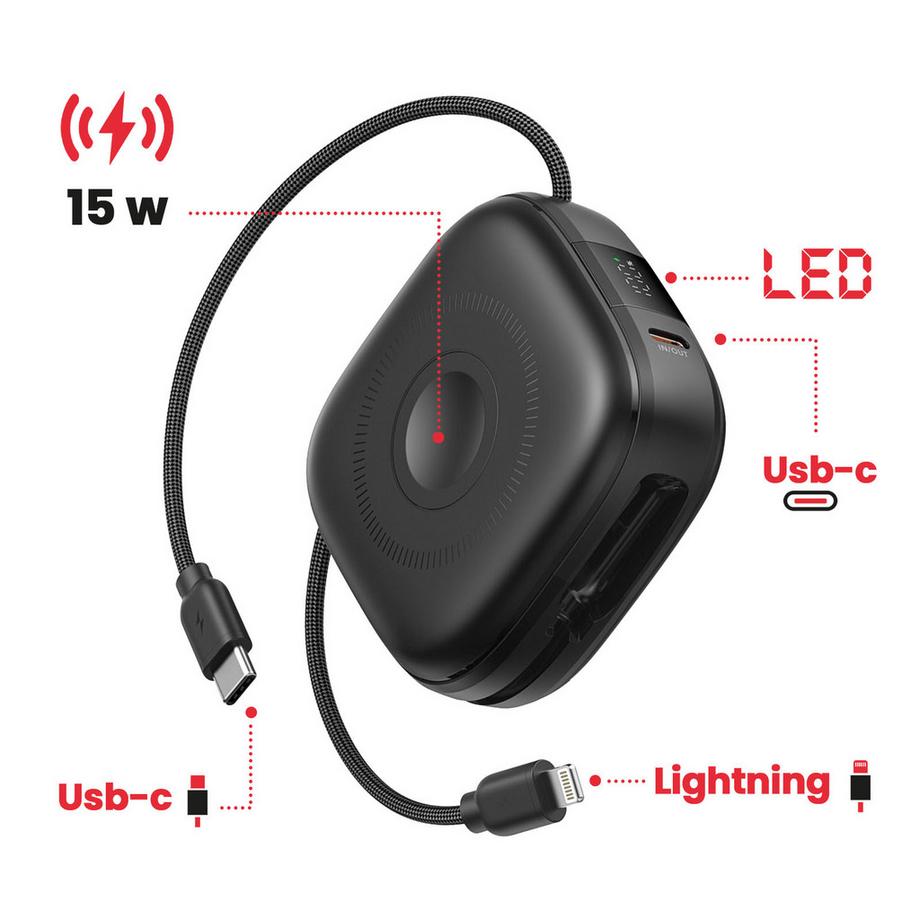 SWISSTEN  Powerbank MagSafe 15W 10000mAh Swissten 