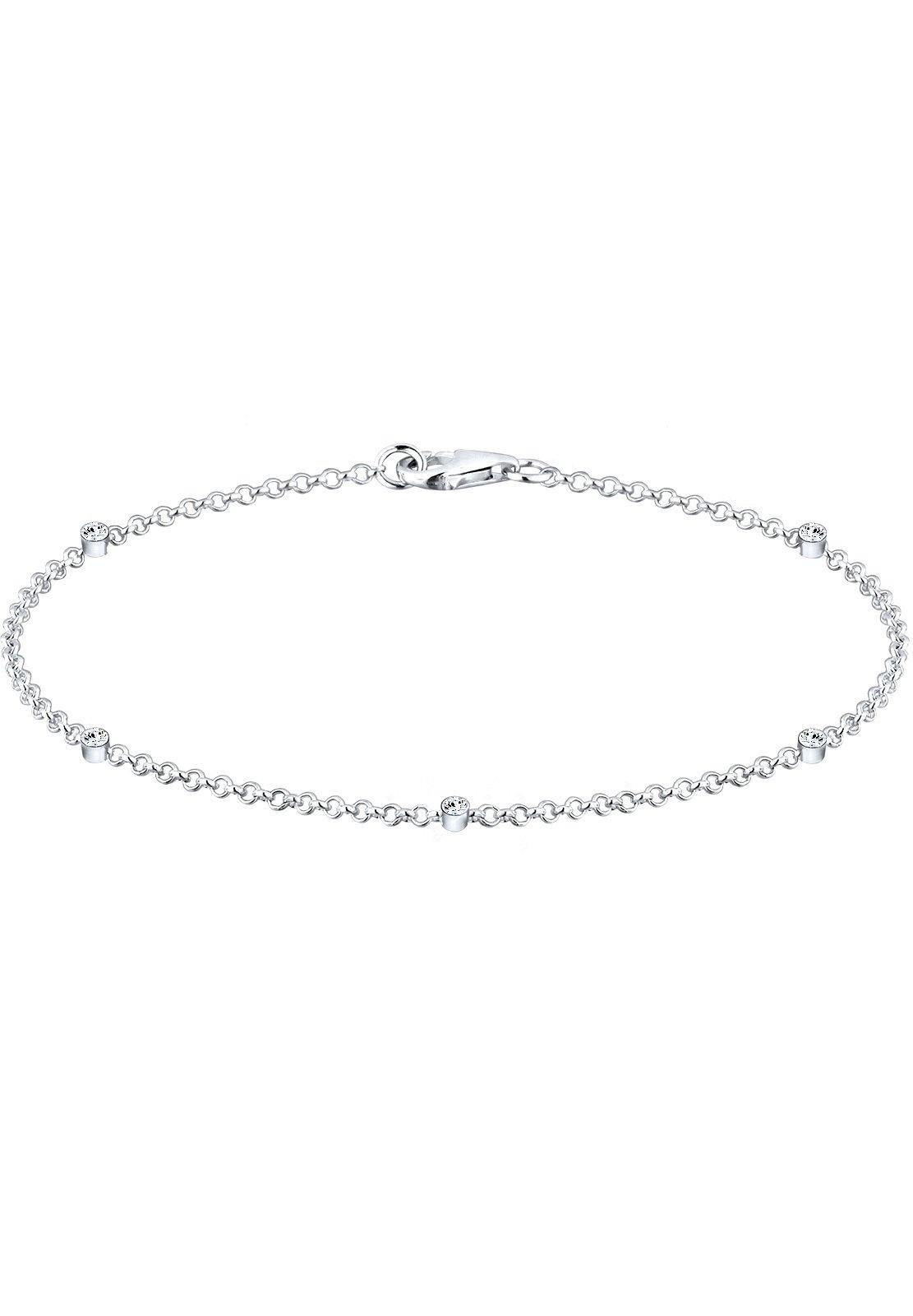 Elli  Bracelet Femmes Basique Filigrane Avec Cristaux 