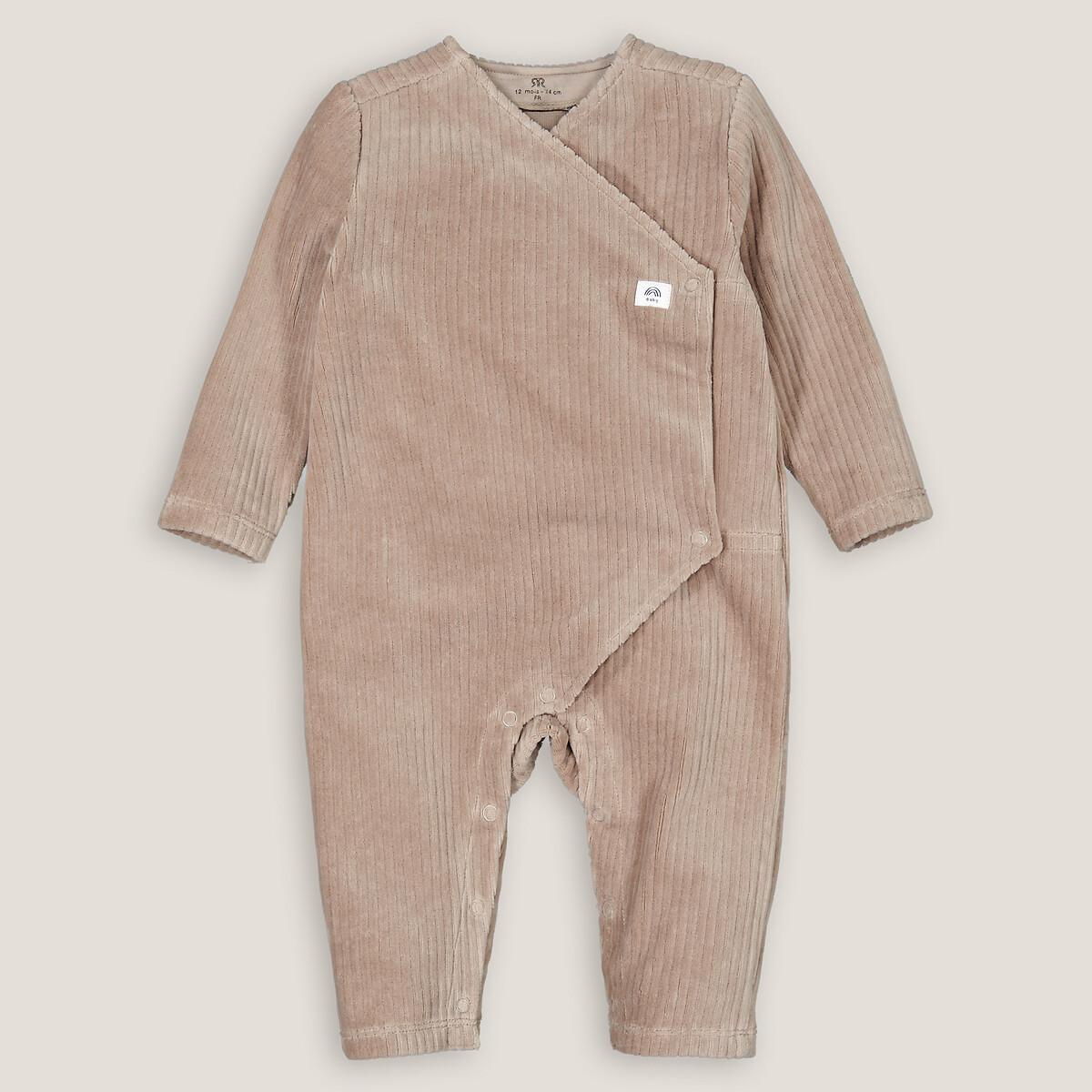 Image of Samt-overall Unisex Rot 6 mesi