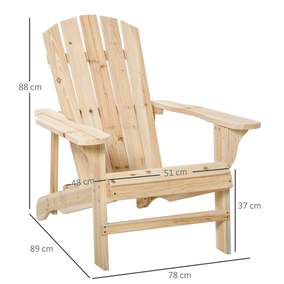 Outsunny chaise Adirondack  