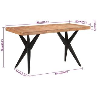 VidaXL Esstisch akazienholz  