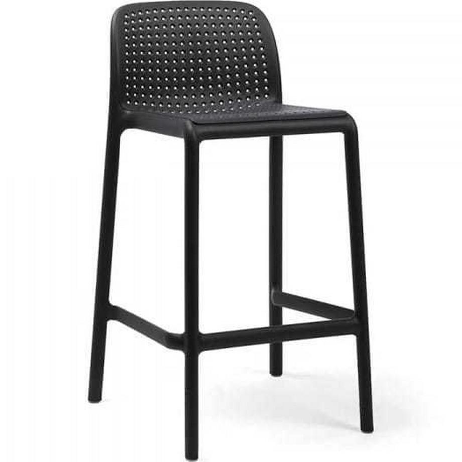 Tabouret de bar de jardin Lido Mini anthracite