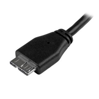 STARTECH.COM  Câble Micro USB 3.0 slim de 3m - Cordon USB A vers Micro B - M/M - Noir 