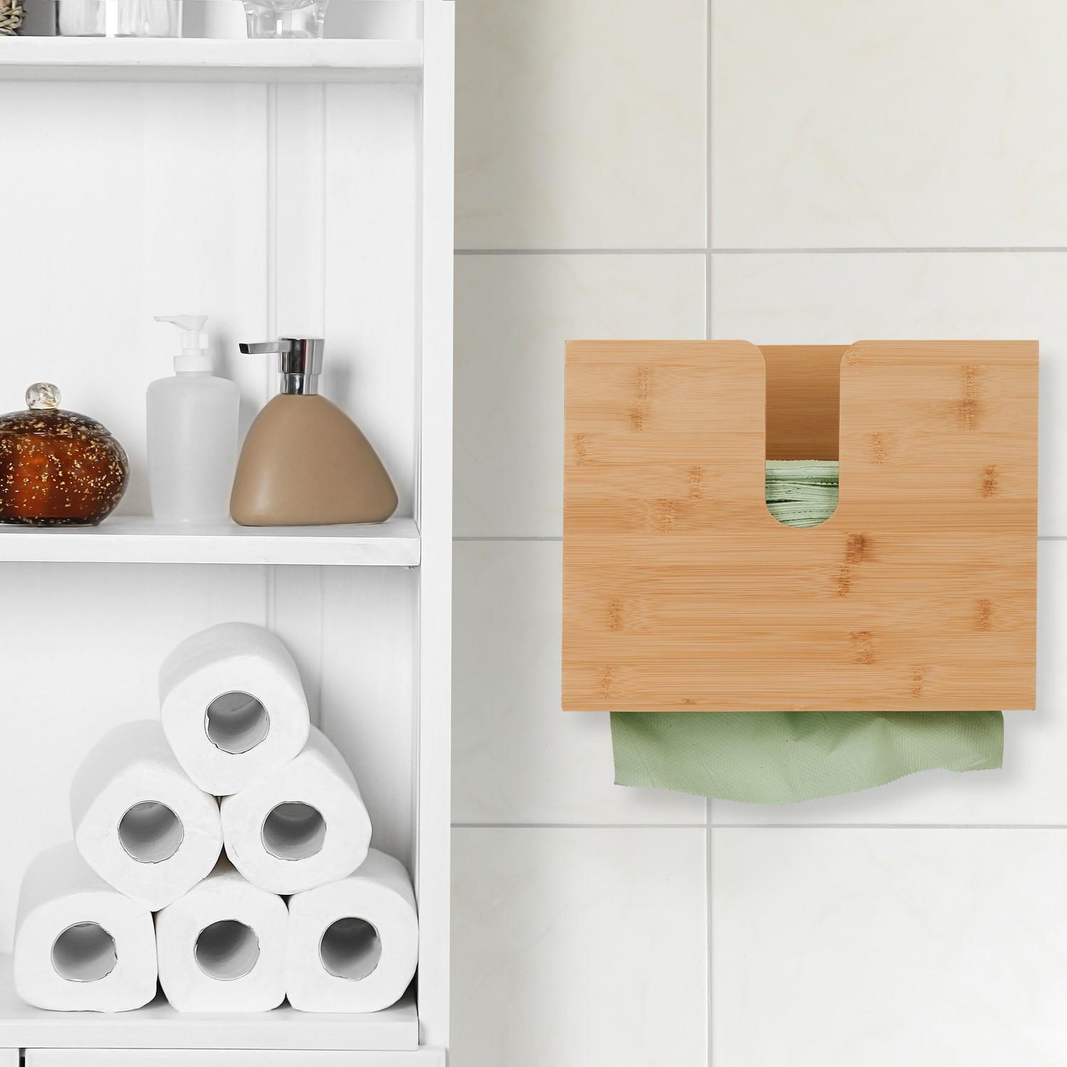 Northix Bambus-Papierhandtuchspender  