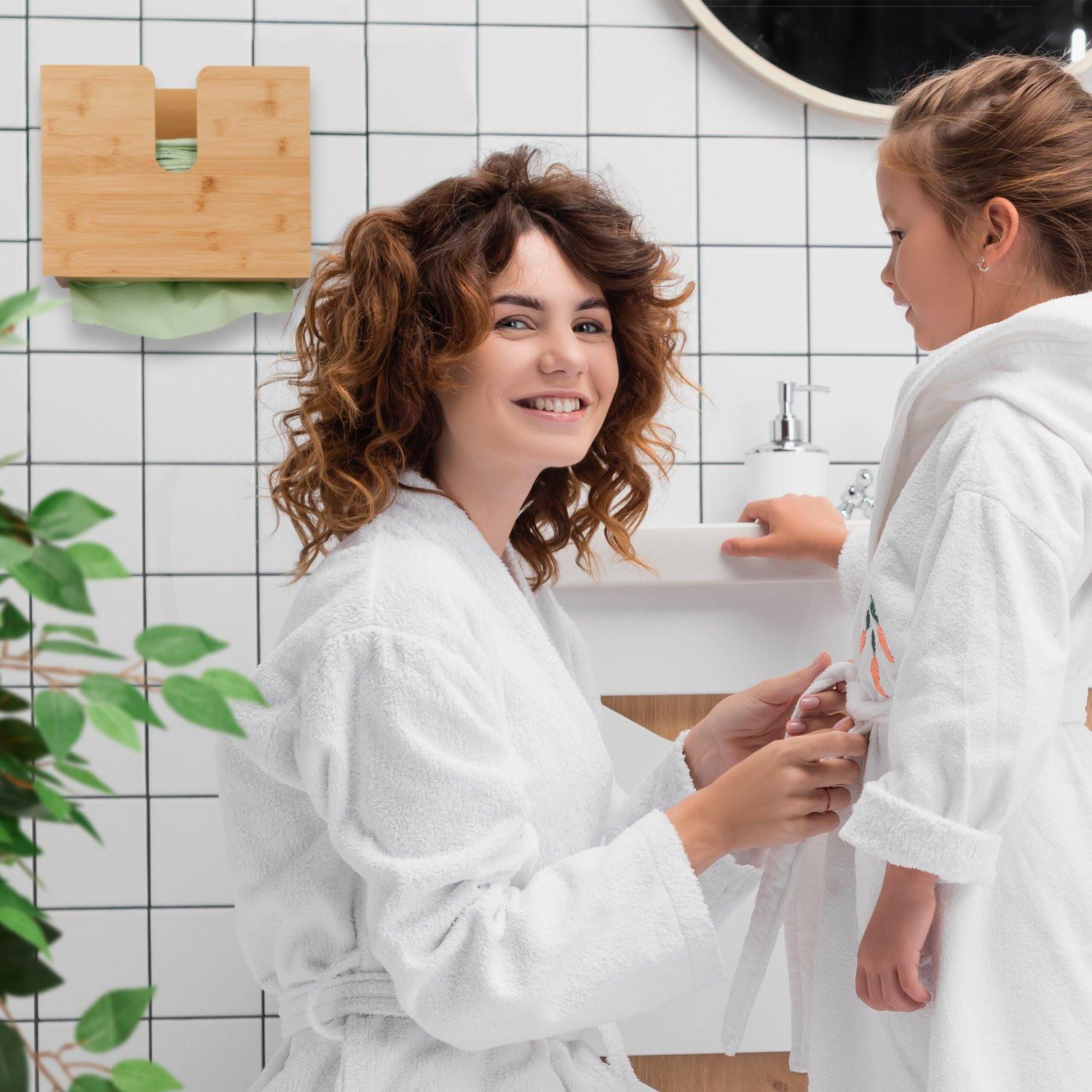 Northix Bambus-Papierhandtuchspender  