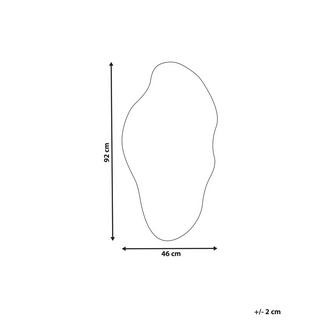 Beliani Miroir en MDF Minimaliste ASSIGNY  