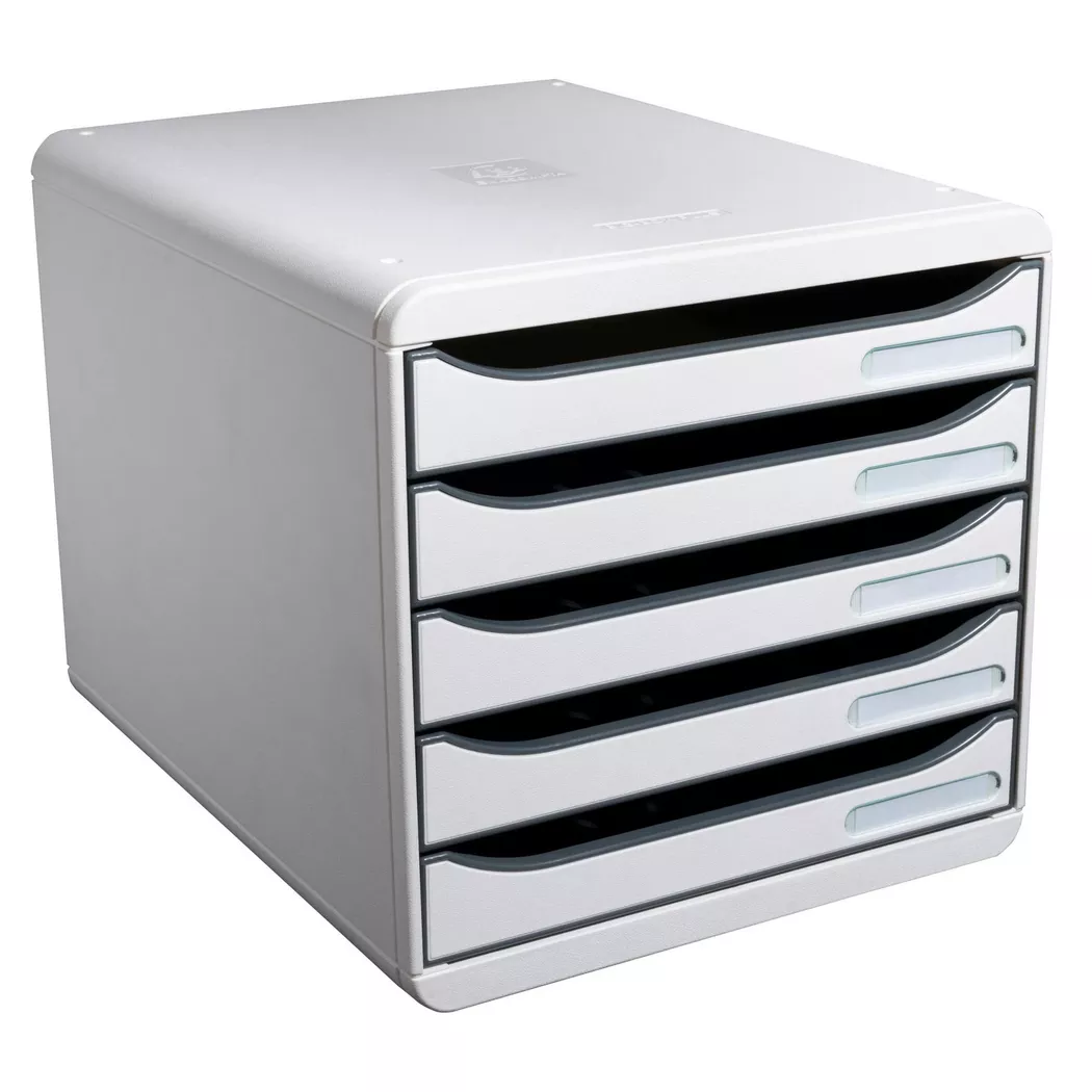 Exacompta Office Big Box Plus Light Grey Pack of 1, Grey