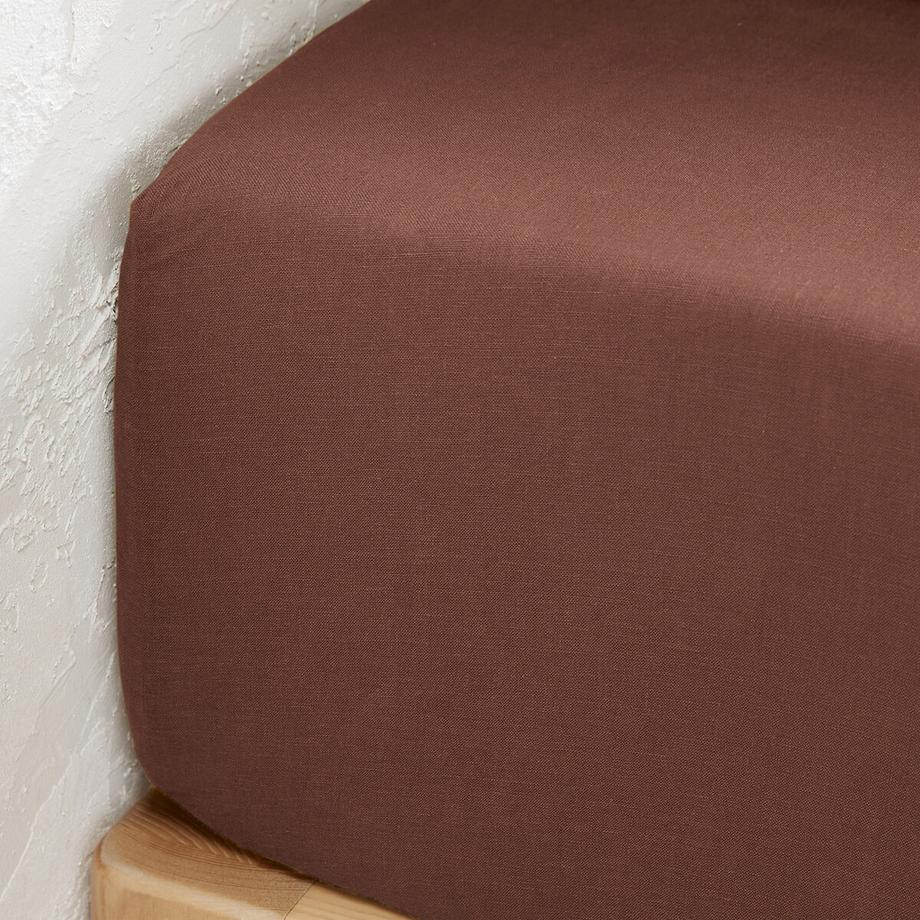 La Redoute Intérieurs Linot Fixleintuch aus vorgewaschenem Leinen  