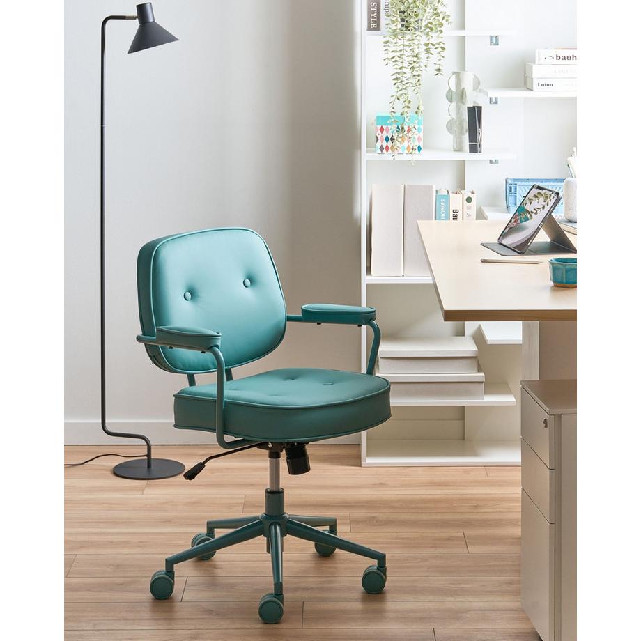 Beliani Chaise de bureau en Cuir PU  PARAMUS  