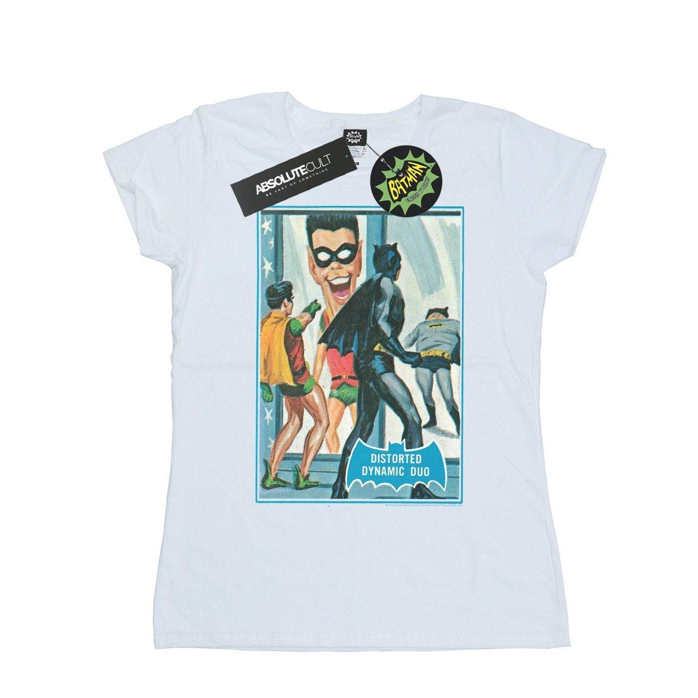 Image of Batman Tv Series Dynamic Duo Tshirt Damen Weiss L