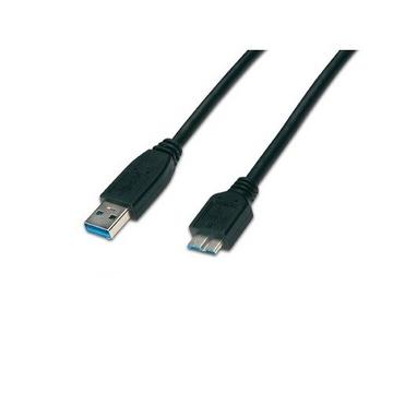Triotronik USB 3.0 A-MB MM 1.8 SW USB Kabel 1,8 m USB 3.2 Gen 1 (3.1 Gen 1) USB A Micro-USB B Schwarz