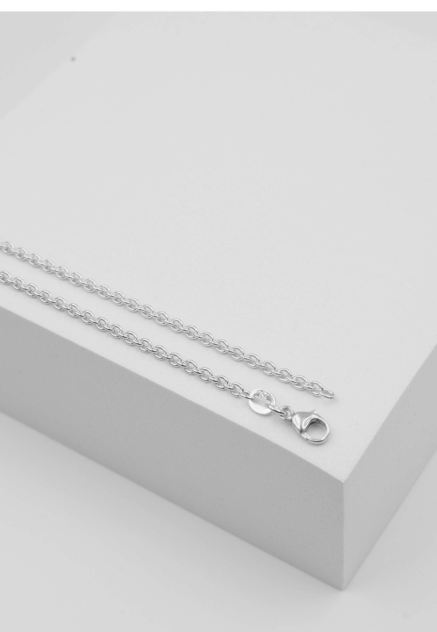 Image of Collier Rundanker Weissgold 750, 2.3mm, 50cm Damen Silber 50 CM