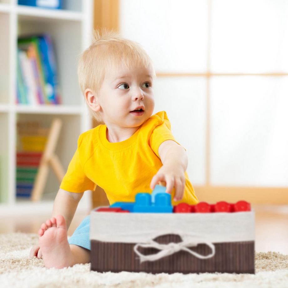 B2X Bambus Aufbewahrungskörbe 3er Set  