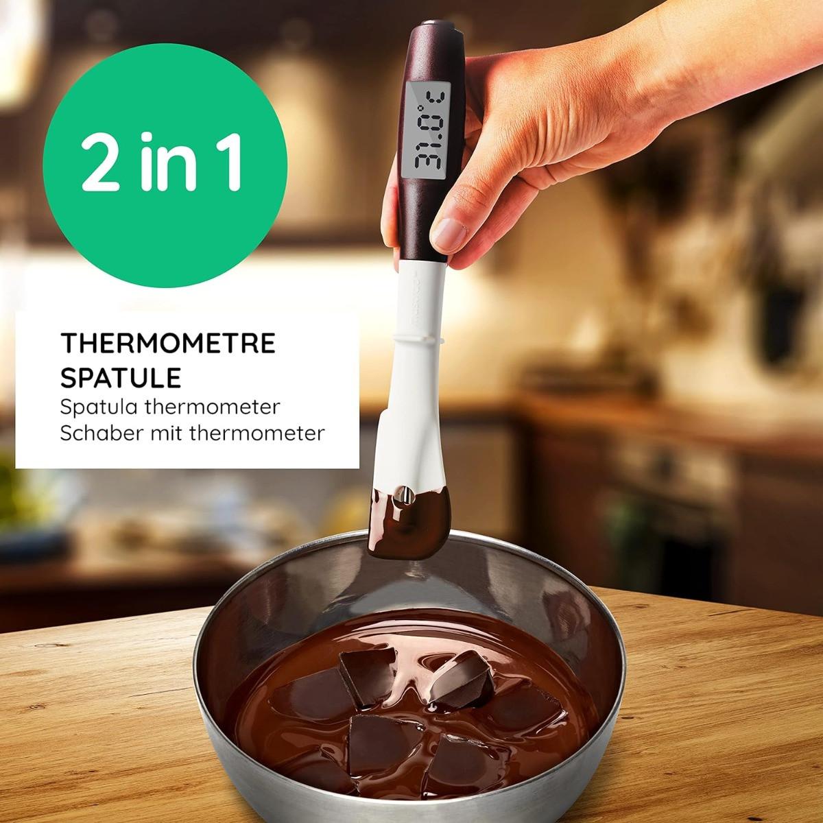 mastrad Lèche-pâte 2 en 1, thermomètre inclus  