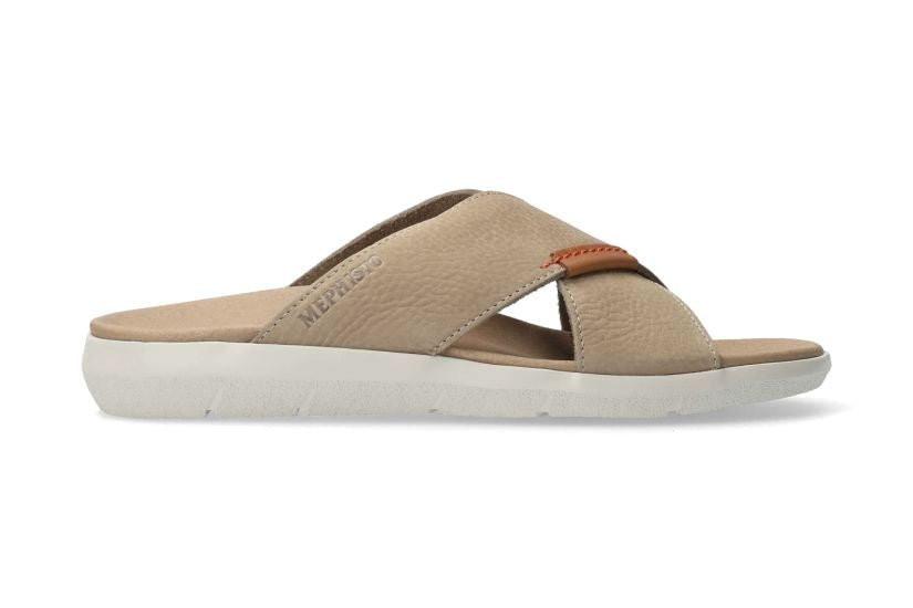 Image of Conrad - Nubuk Sandale Herren Beige 45