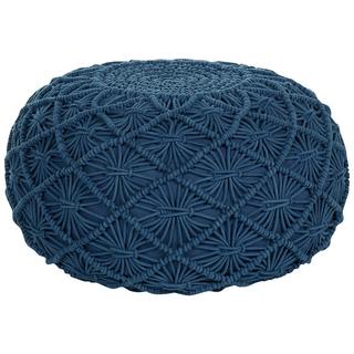 Beliani Pouf aus Baumwolle Boho BERKANE  