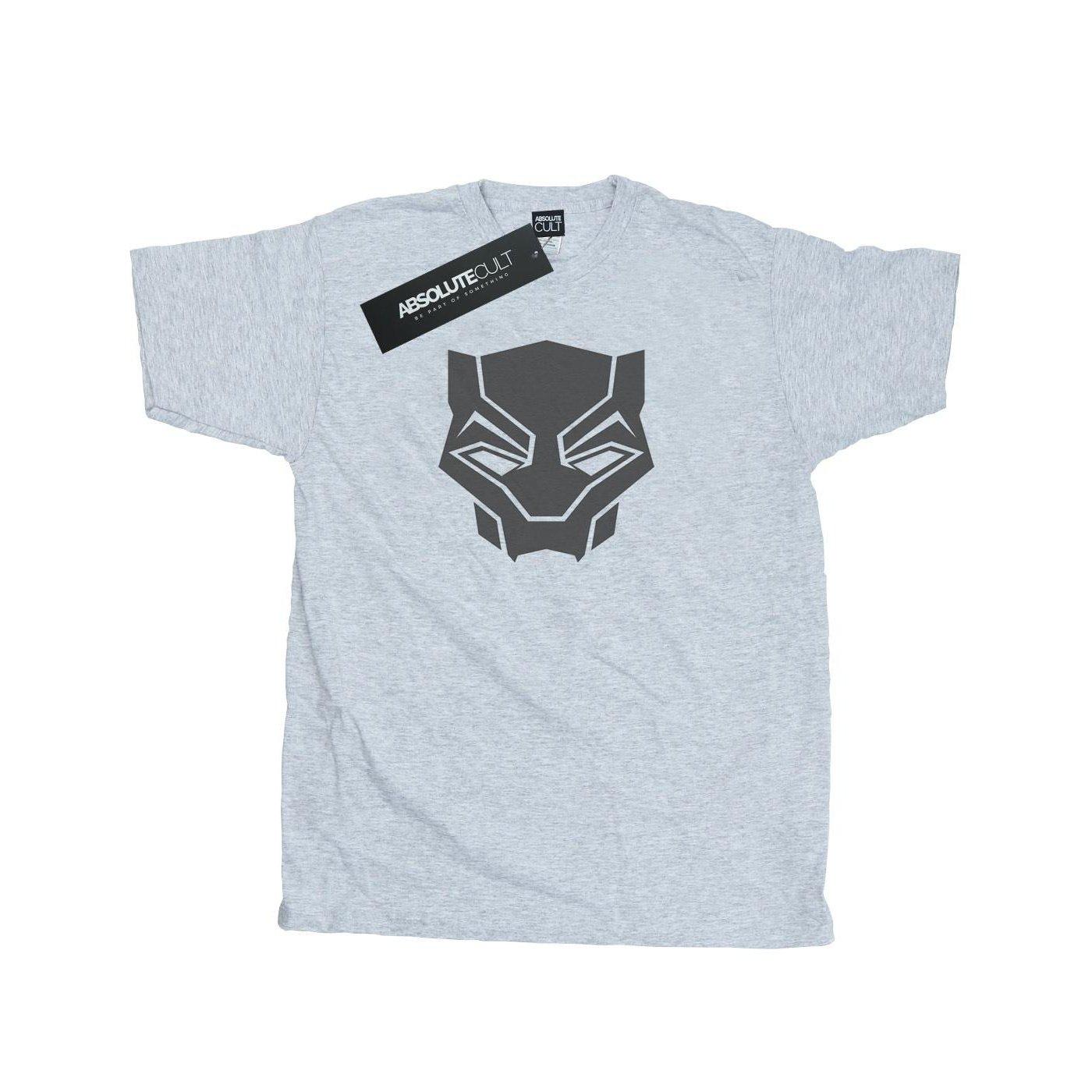 Image of Black Panther Black On Black Tshirt Herren Grau M